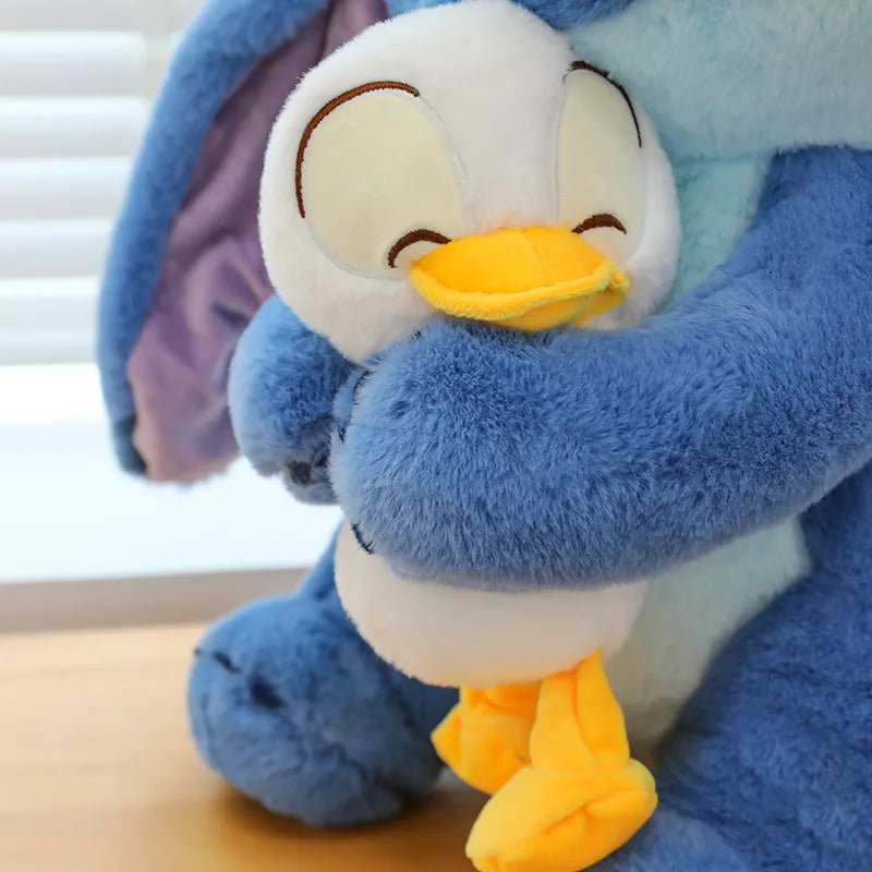 Pearls Toys Stitch Hugging Duck Plush Doll