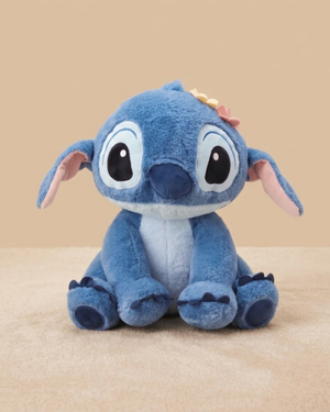 Flower Stitch Plush Toy – Cute & Ultra-Soft Sitting Plush with Floral Headband