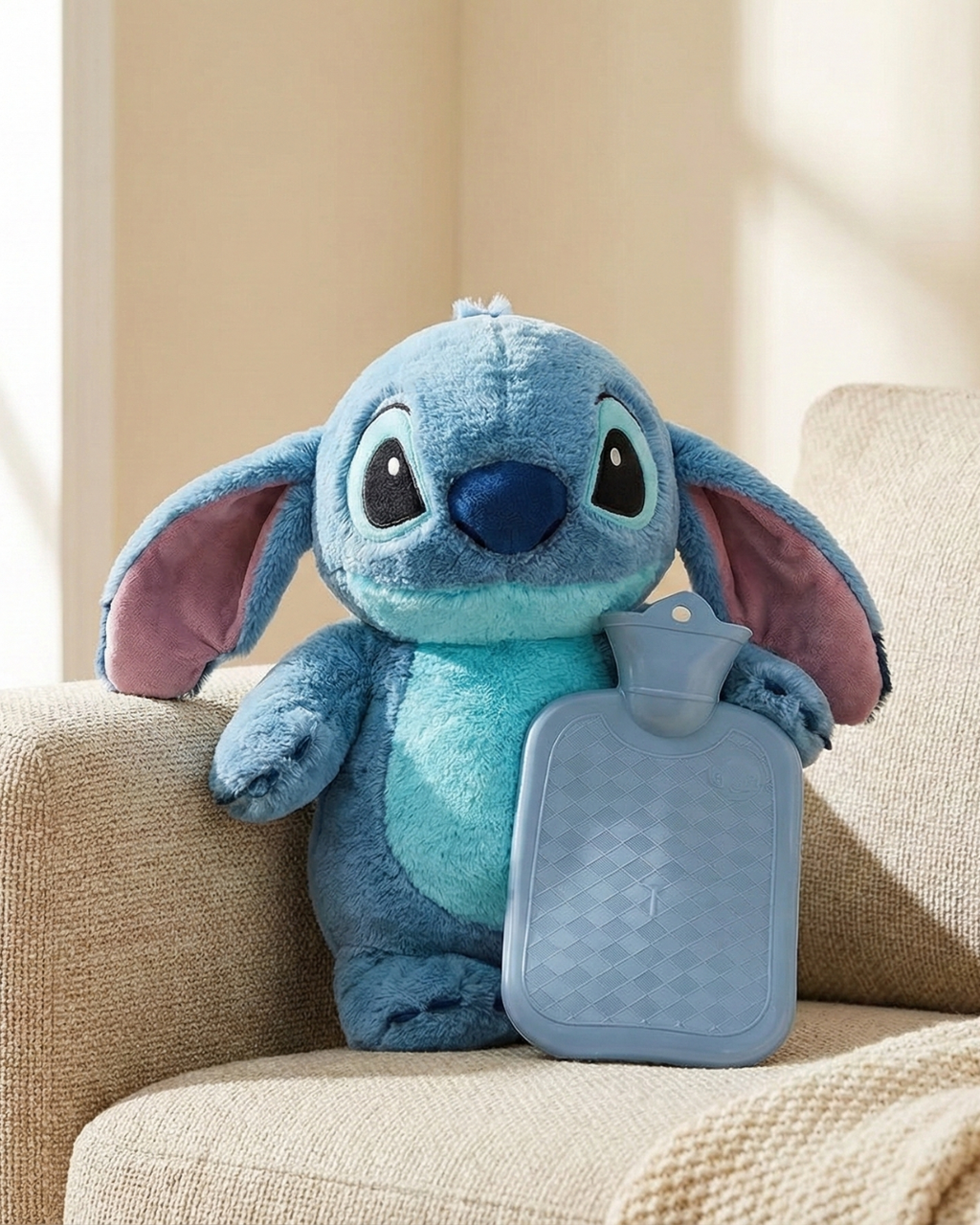 The "Warm Hug" Stitch Hot Water Plush Pearls Toys