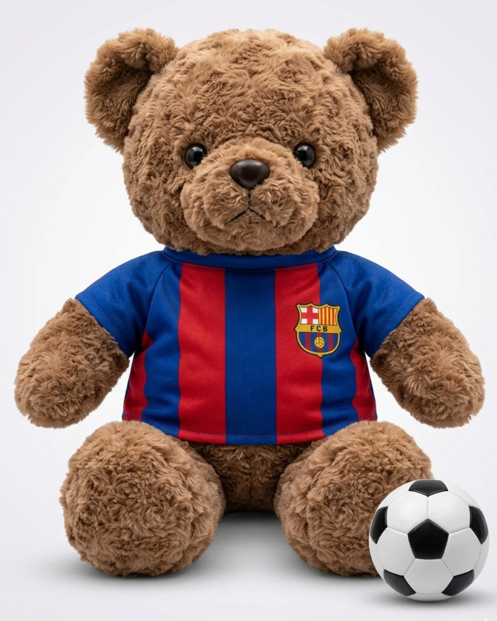 Football Fan Teddy Bear Plush Toy with Jersey – Ultra Soft & Huggable Stuffed Bear