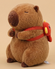 Capybara Plush with Koi Fish Bag | The Chill Companion Co.