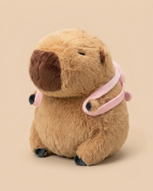 Ollie Capybara Plush with Octopus Bag