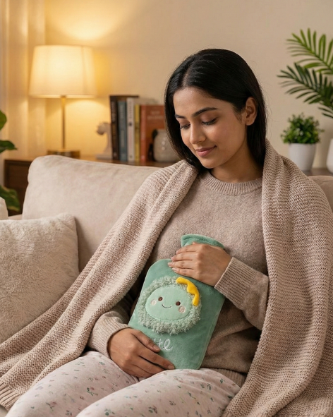 Adorable Dragon Hot Water Bag – Cozy Warm Plush for Winter & Pain Relief
