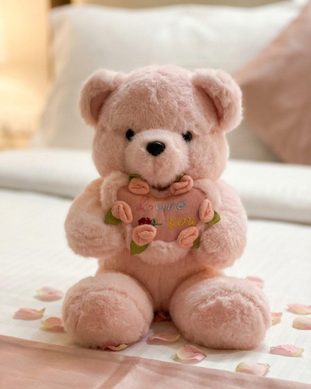 The Eternal Heart-Bearer | Premium "Love You" Heart-Bearing Teddy Bear