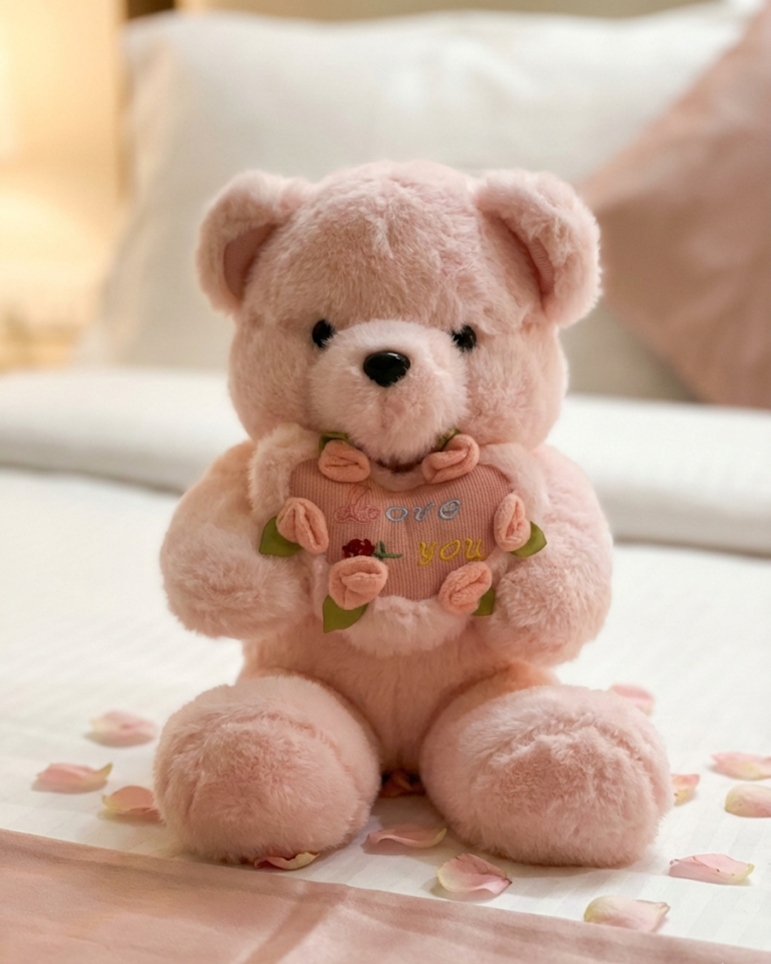 The Eternal Heart-Bearer | Premium "Love You" Heart-Bearing Teddy Bear