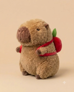 Miso  Capybara Plush with Apple Bag | Capybara & Co