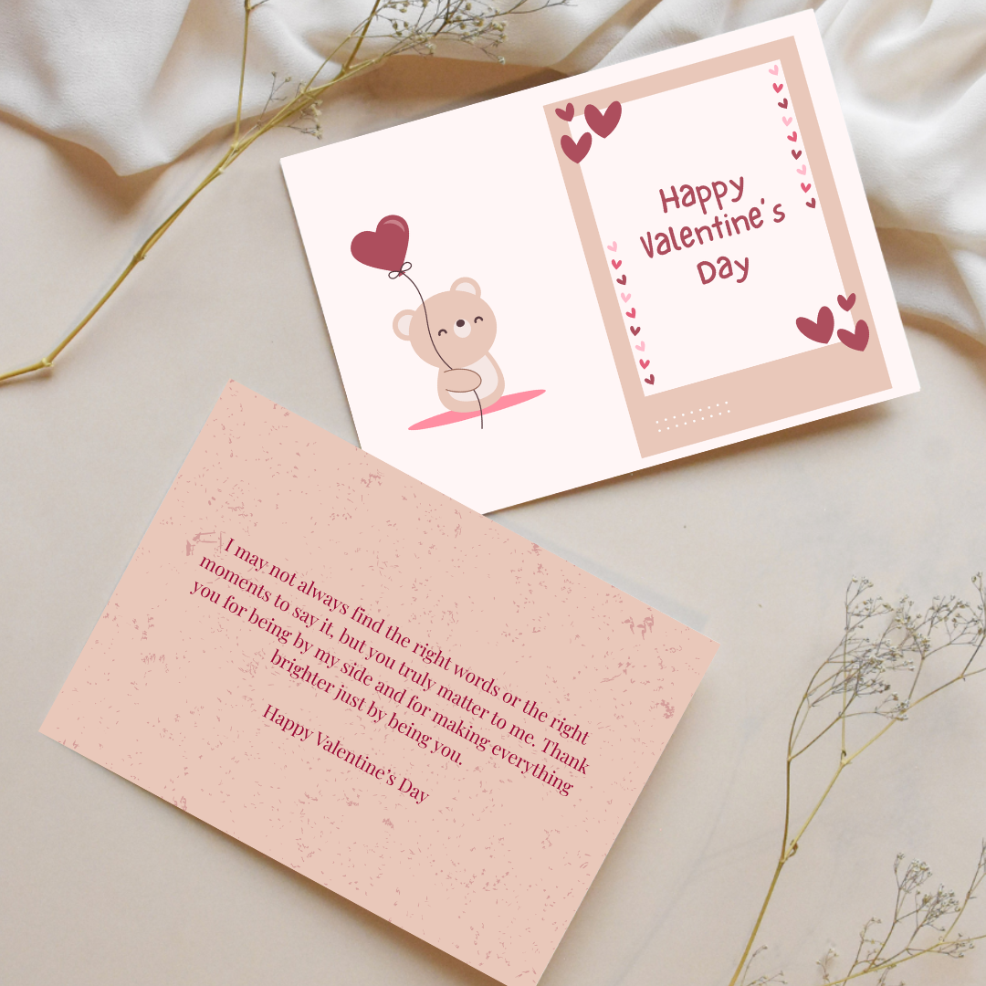 Heart Held Close – Valentine’s Greeting Card | No- 1