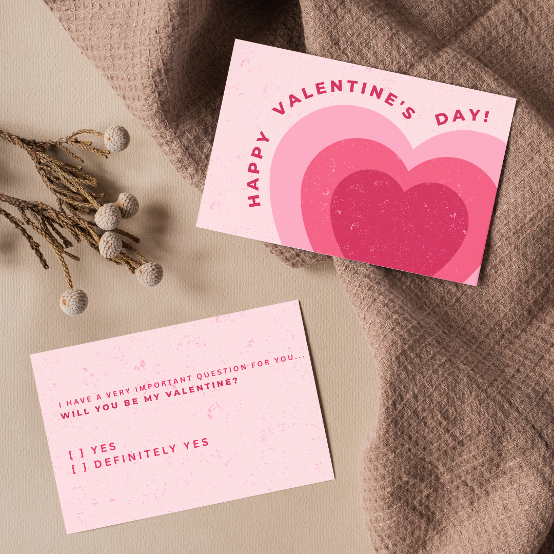 Definitely Yes – Valentine’s Greeting Card | No - 07