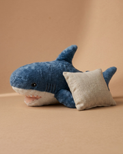 Blue Shark Plush Toy – Ultra-Soft Ocean  Buddy | Hugging Pillow