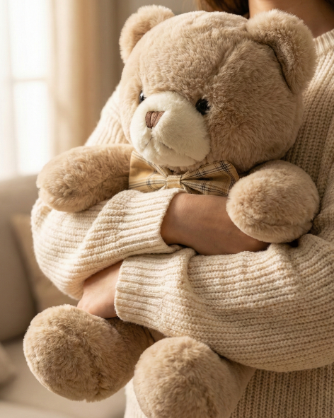 Brown Tie Teddy Bear – A Warm Hug for Someone Special