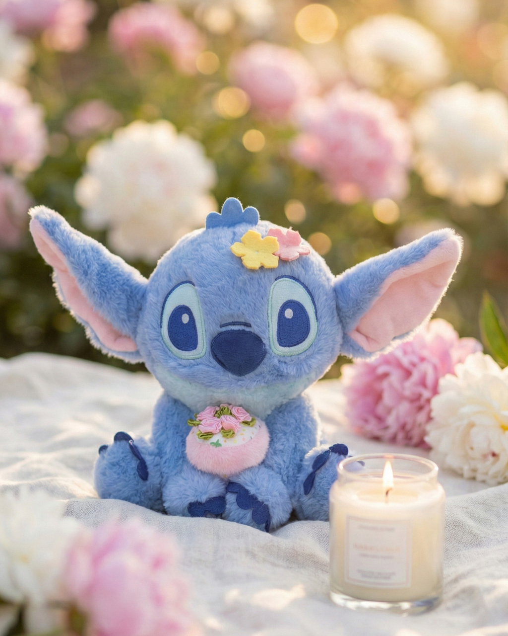 Stitch "Garden Bloom" Plush Toy