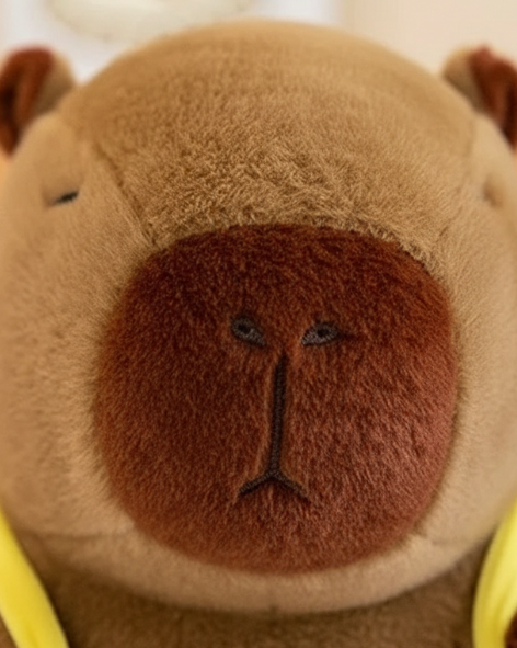 Bee Bag Capybara Plush Toy – Cute Soft Plush with Backpack