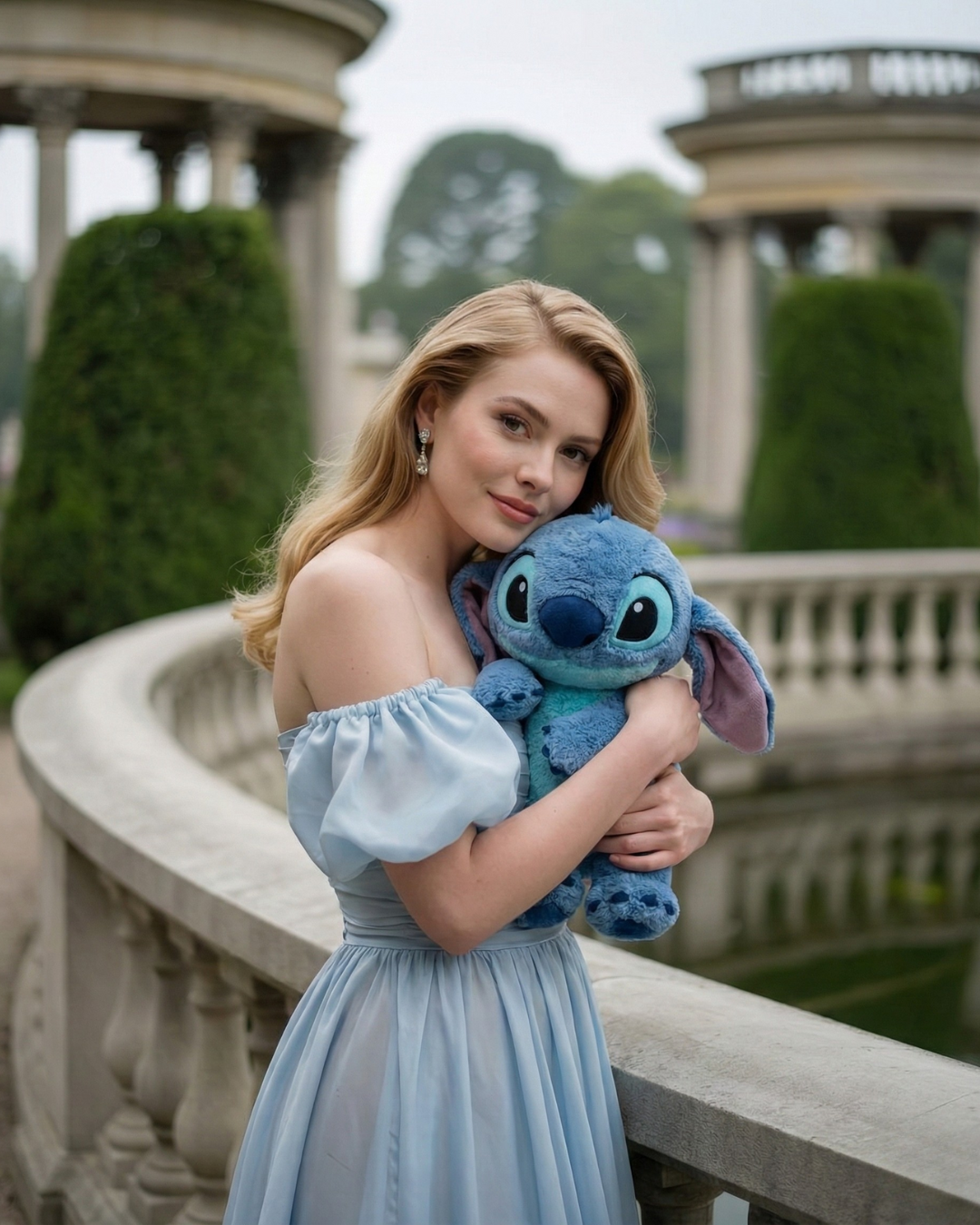 The "Warm Hug" Stitch Hot Water Plush Pearls Toys