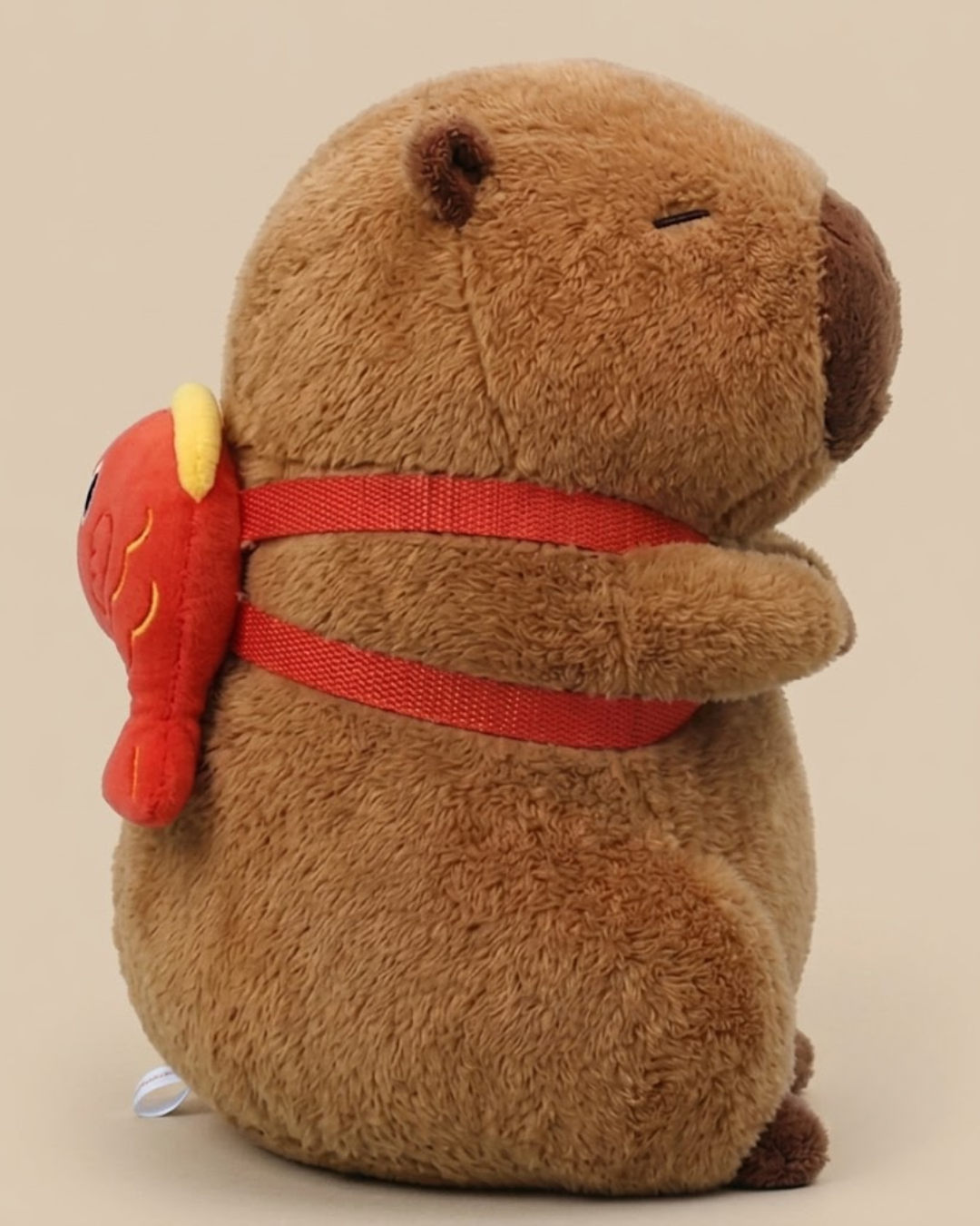 Capybara Plush with Koi Fish Bag | The Chill Companion Co.