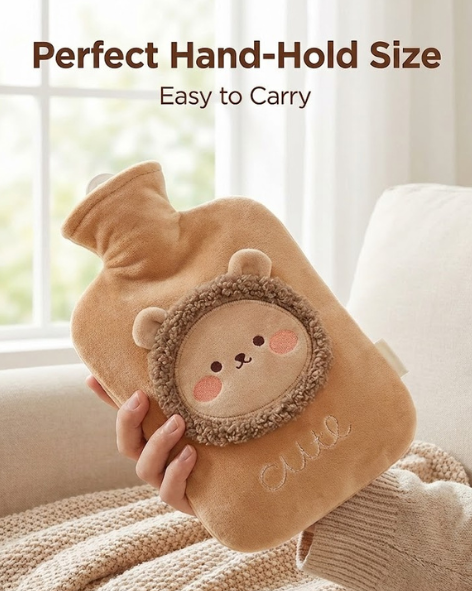 Cute Capybara Plush Hot Water Bag – Warm Hug Gift for Couples & Loved Ones