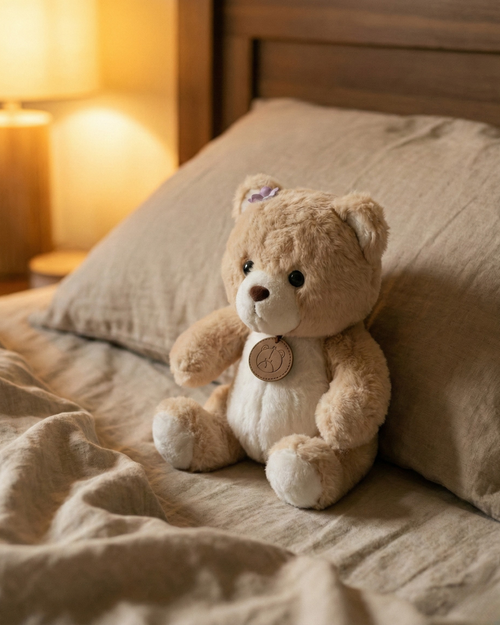 Adorable Locket Teddy Bear Soft Toy for Birthday & Couple Gift Pearls Toys