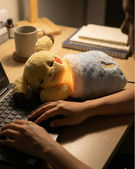 Breathing Pikachu Plush – Adorable Pokémon Plushie for Kids & Couples Pearls Toys