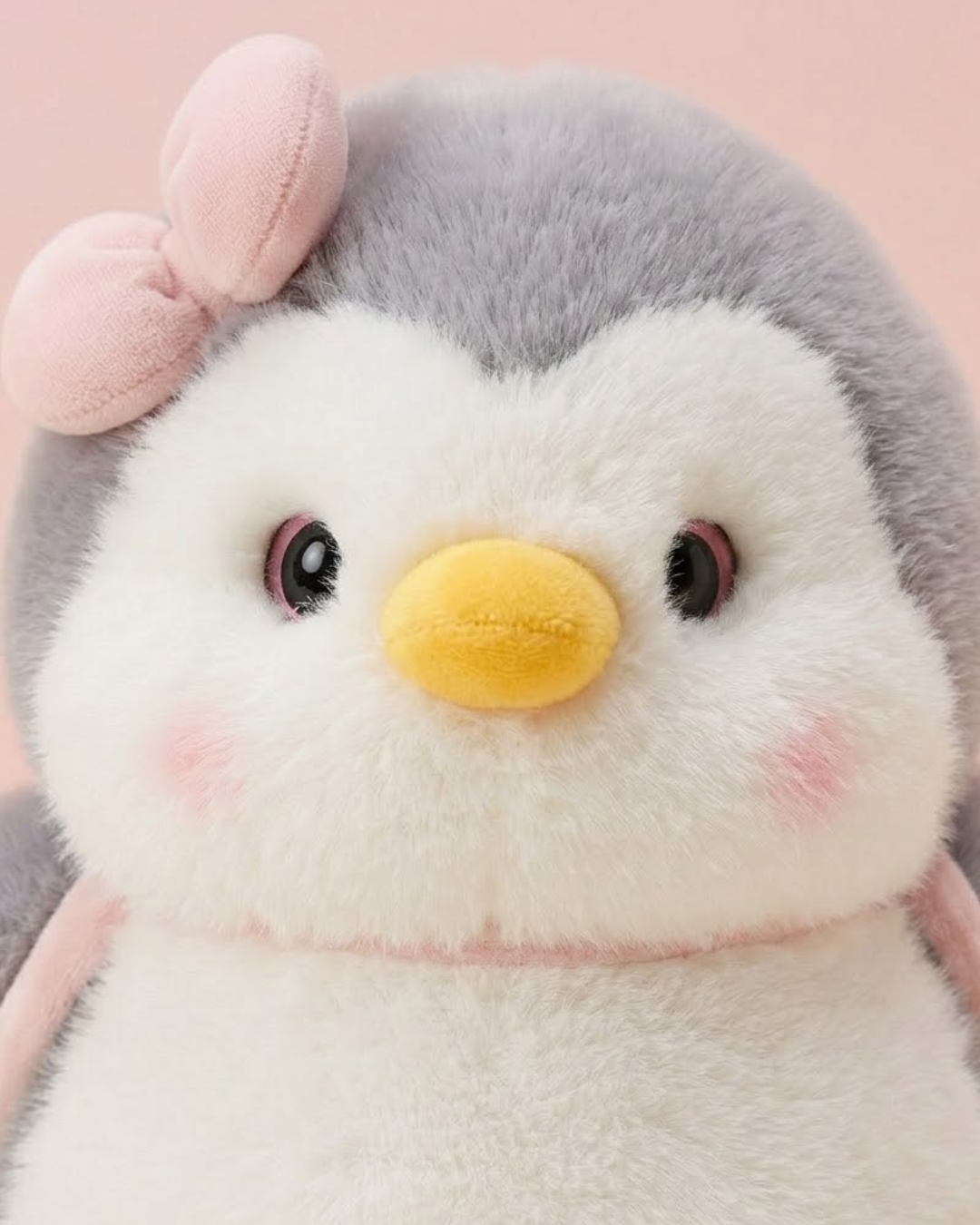 Pinky Puff Penguin Plush Toy – Soft & Cuddly Penguin for Gifting