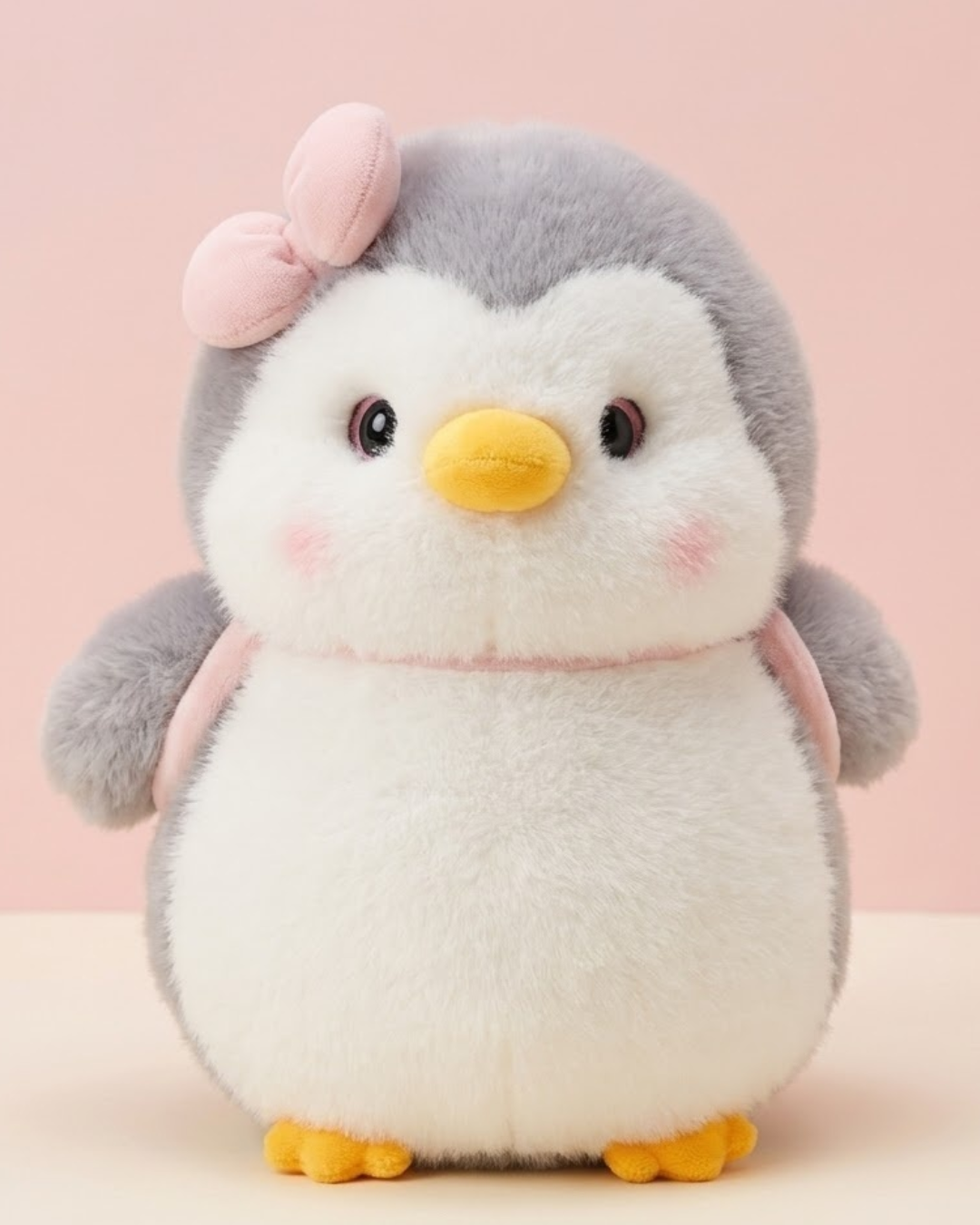 Pinky Puff Penguin Plush Toy – Soft & Cuddly Penguin for Gifting