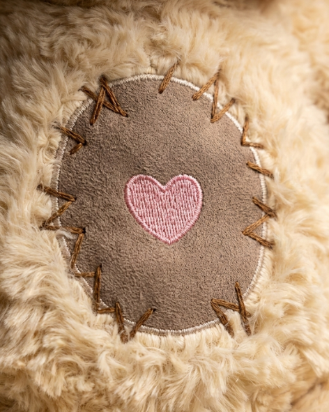 Cream Choco Teddy Bear for Couples & Special Moments