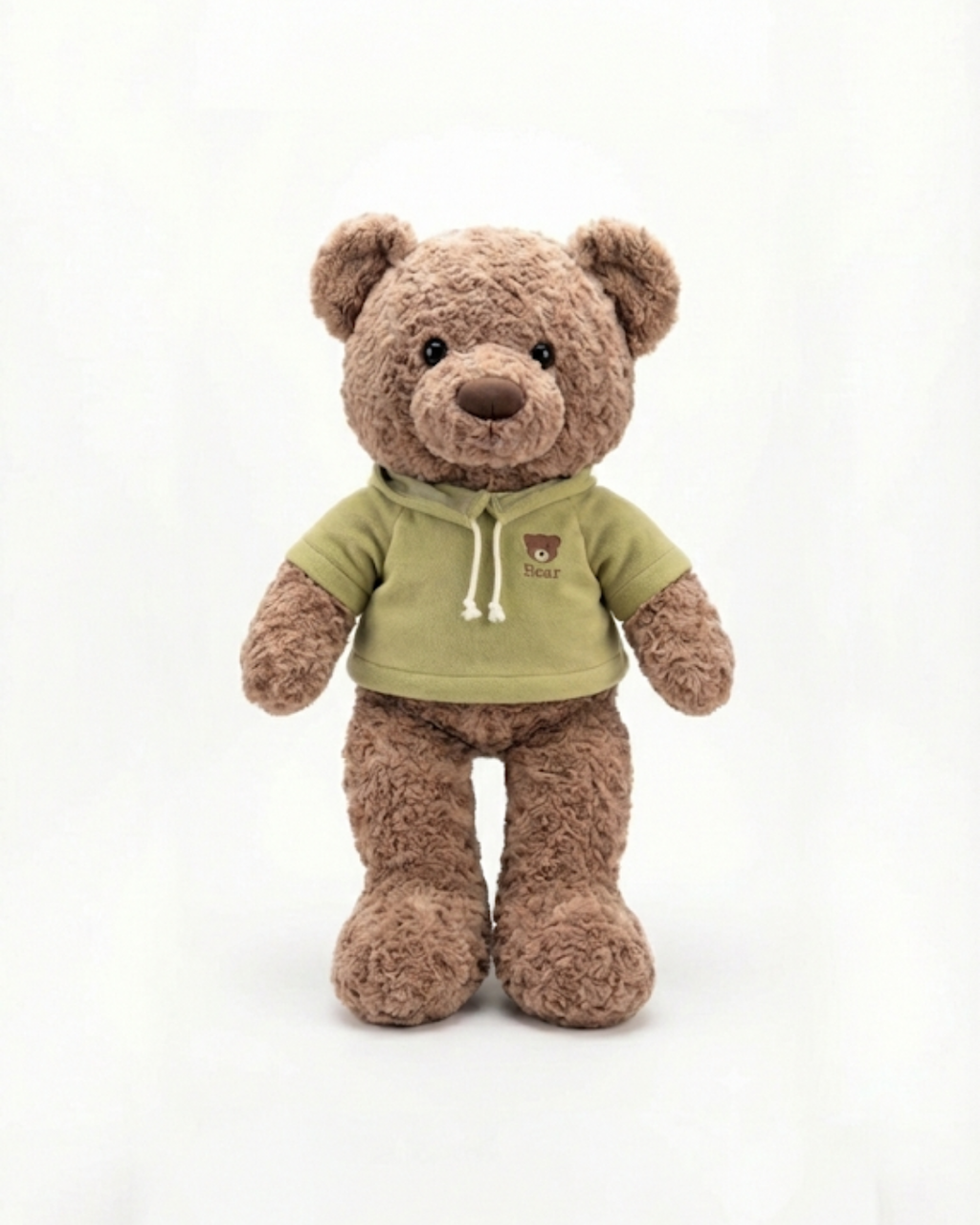 The Sage Hoodie Bear: Premium Curly-Fur Cuddle Plush (45cm)