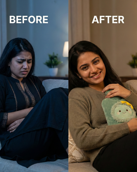 Adorable Dragon Hot Water Bag – Cozy Warm Plush for Winter & Pain Relief