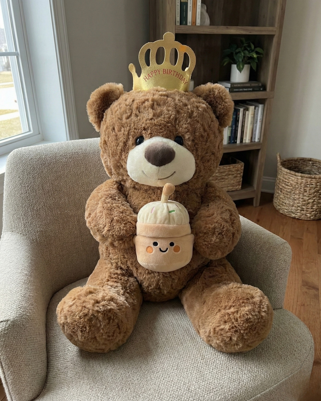 Adorable musical teddy sings Happy Birthday while spreading Warmth !