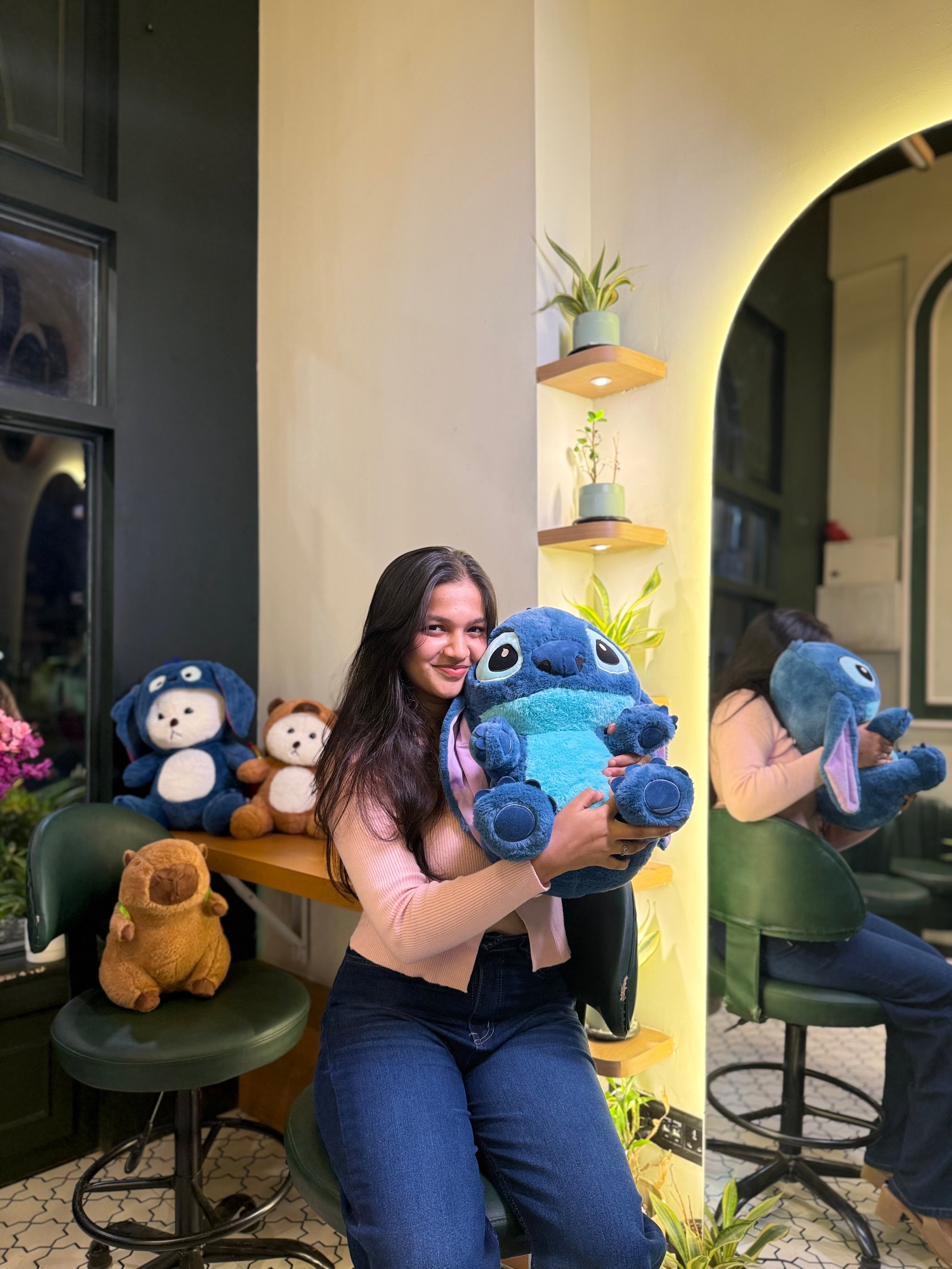 Giant Stitch Plush Toy – Ultra Soft Hugging Pillow