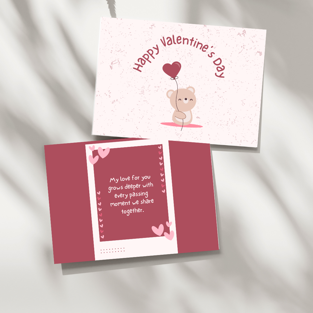 Grows With Every Moment – Valentine’s Greeting Card | No-02