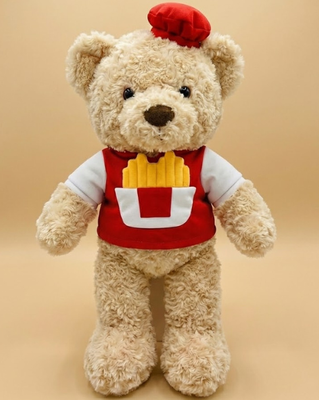 French Fries Teddy Bear – Cute Food-Themed Plush Gift for Couples & Kids