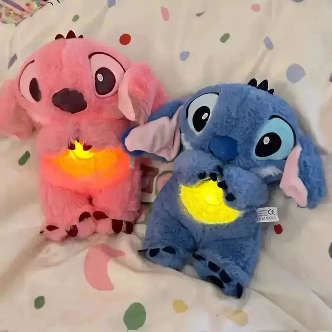 Stitch Breathing Musical Soothing Doll | Sleep & Anxiety Relief Plush Toy Gifts