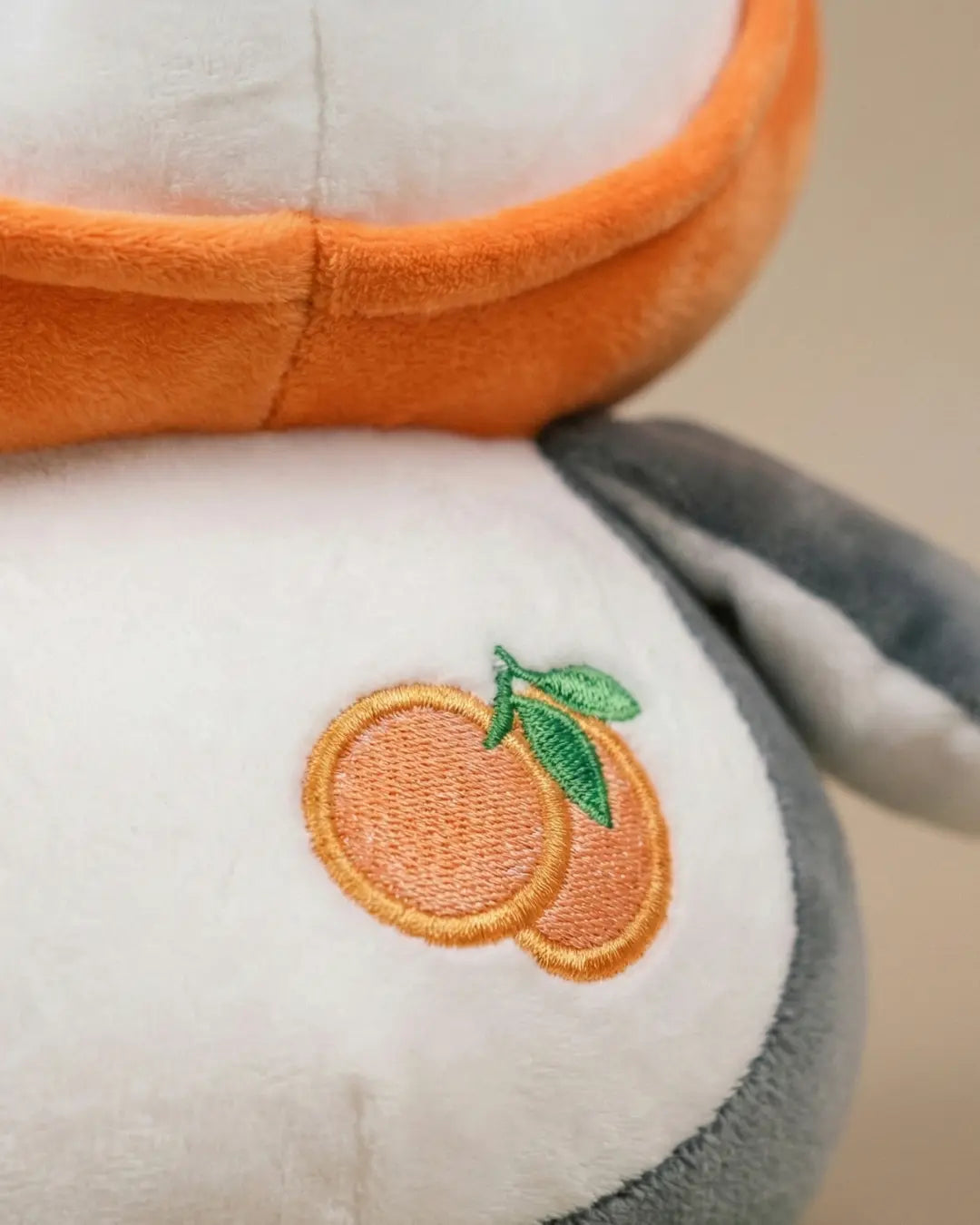 Orange Hoodie Penguin Plush Toy – Ultra-Soft Cozy Penguin - Pearls Toys