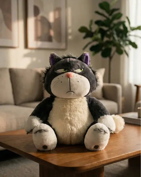 Angry Cat Plush Toy – Ultra-Soft Premium Stuffed Cat Pearls Toys