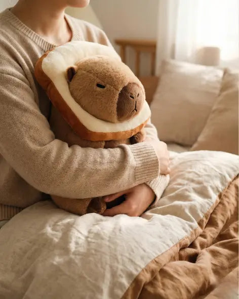 Beard Capybara Plush Toy – Ultra-Soft Funny Capybara Pearls Toys