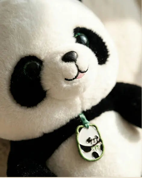 Locket Teddy Panda Soft Toy, Premium Plushie Pearls Toys