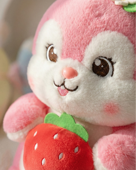 Pearls Toys Imported Fruit Rabbit Hug Soft Teddy Pearls Toys