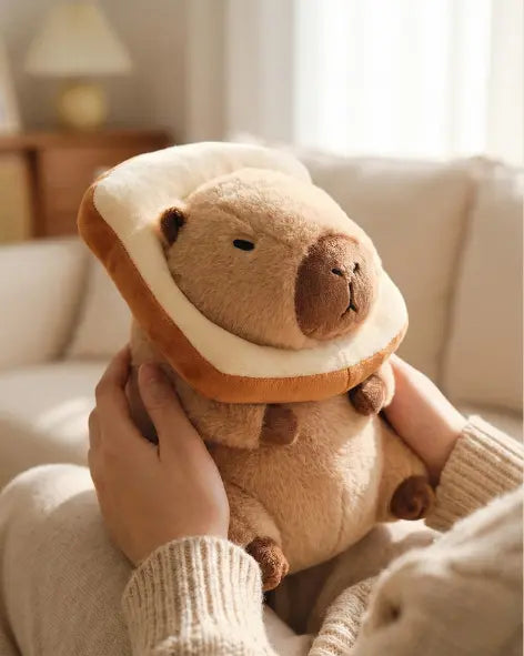Beard Capybara Plush Toy – Ultra-Soft Funny Capybara - Pearls Toys