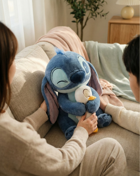 Pearls Toys Stitch Hugging Duck Plush Doll Pearls Toys