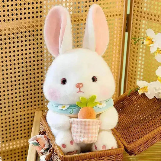 Pearls Toys Cute Rabbit Holding Carrots Plush Cuddle CarrotBunny Plush - 55cm (Pink)