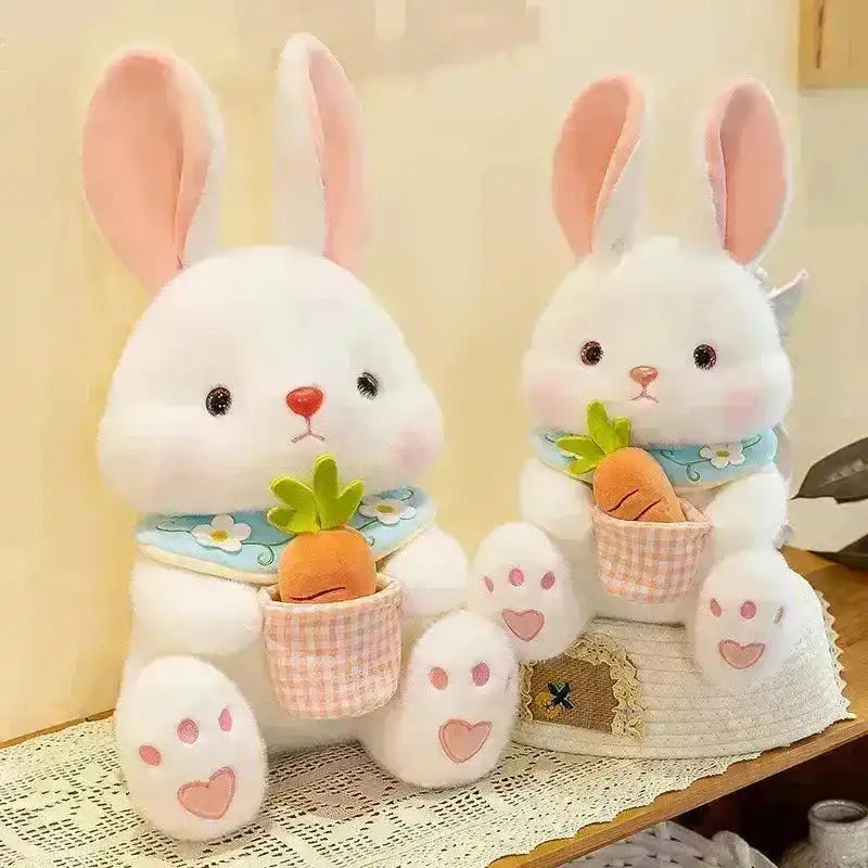 Pearls Toys Cute Rabbit Holding Carrots Plush Cuddle CarrotBunny Plush - 55cm (Pink)