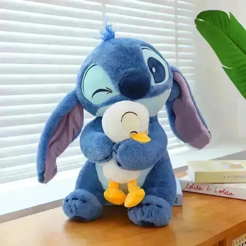 Pearls Toys Stitch Hugging Duck Plush Doll