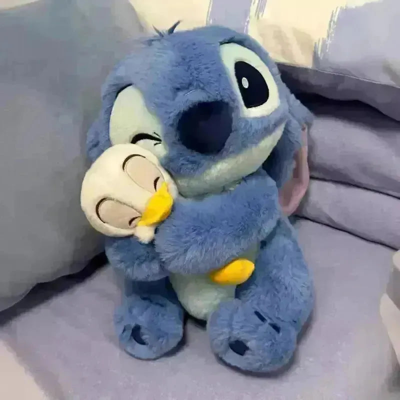Pearls Toys Stitch Hugging Duck Plush Doll