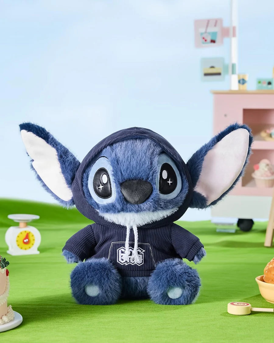 Cute Cartoon Stitch Plush Toy with Hoodie
